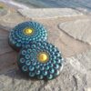 Blue Reef Mandala Stones